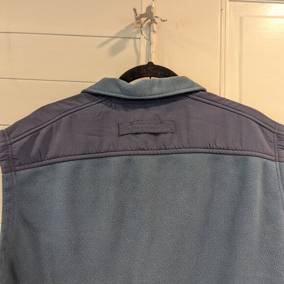 Duluth Trading Company Men's Shoreman Fleece Gridlock Vest Blue XL Tall - Picture 7 of 7